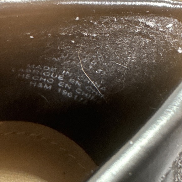 Chunky‎ Platform Loafers Black Preppy School Girl Style Women's Size 9 / 40 EU - Picture 10 of 12